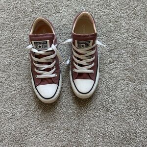 Converse Maroon All Star Sneakers